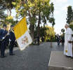 Alla Grotta di Lourdes nei Giardini Vaticani Papa Leone XIV ha celebrato la Messa per il Corpo della Gendarmeria